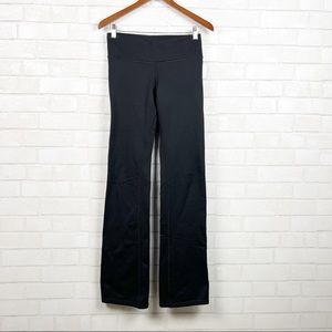 Athleta Primaloft Alpine Valley Black Flare Women's Mid Rise Pant Size ST